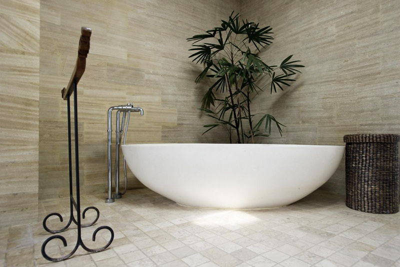 resin terrazzo bathtub