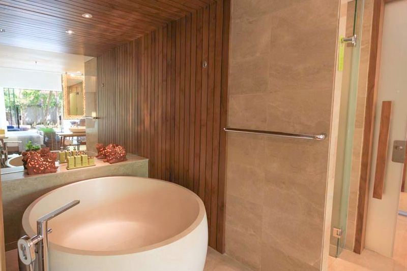 resin terrazzo bathtub