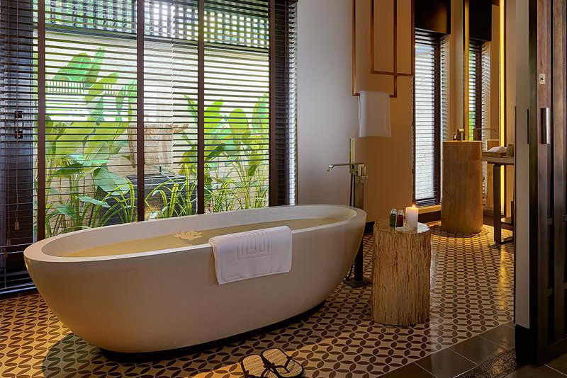 resin terrazzo bathtub