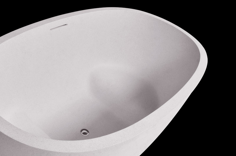 resin terrazzo bathtub